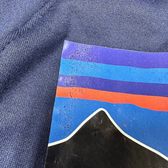 Patagonia NWT Men's Responsibili-Tee Navy Sweatshirt Size XXL *Wear on Back Logo - Picture 5 of 10